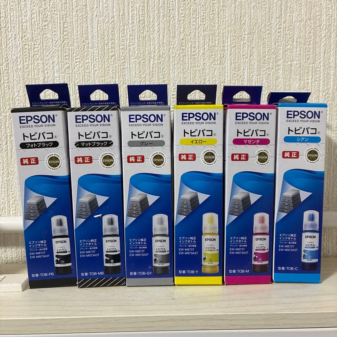 EPSON インク トビバコ6色セット（未開封） - メルカリ