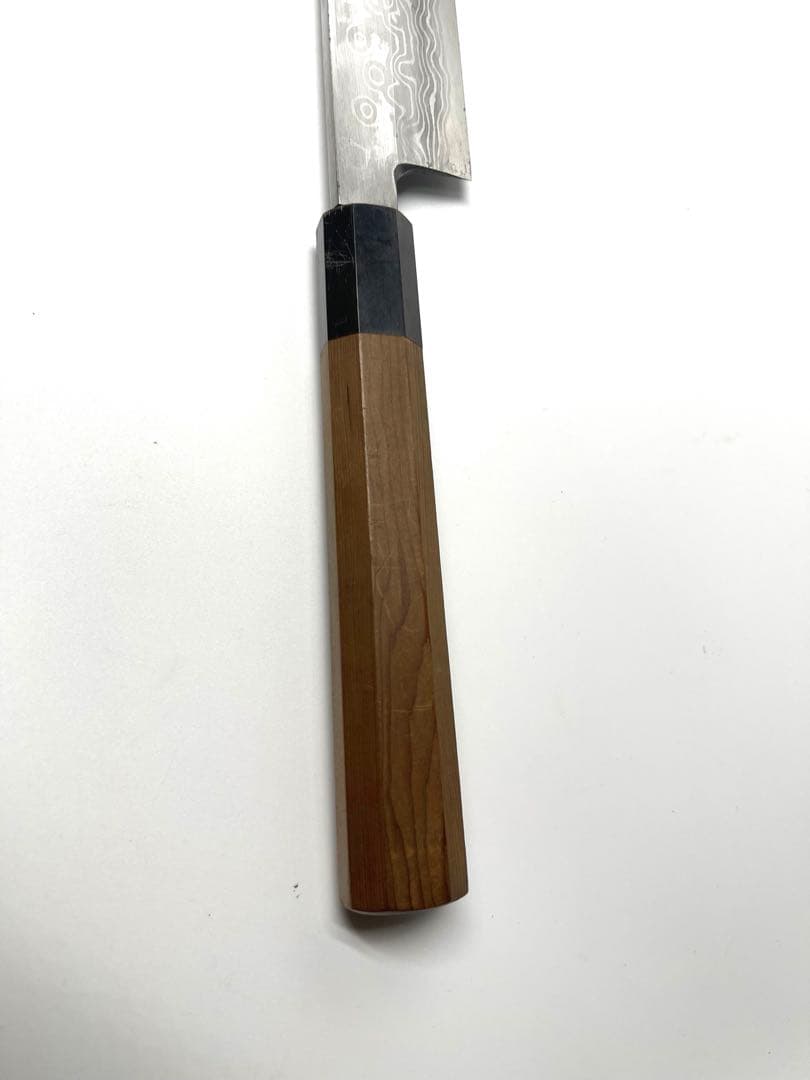 カリメロ様専用 柳刃包丁 墨流し 青鋼 別誂 - メルカリ