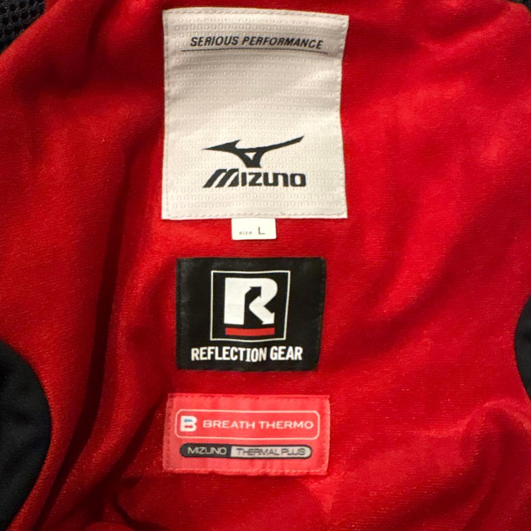 Mizuno スキーウェア 上L 下XL黒/緑 - メルカリ