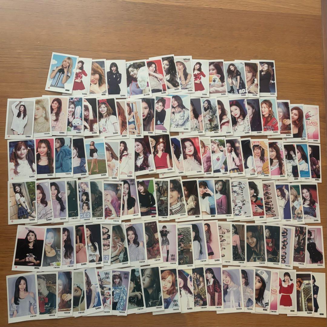 TWICE トレカ 非公式 113枚 チェキ セット まとめ売り - メルカリ
