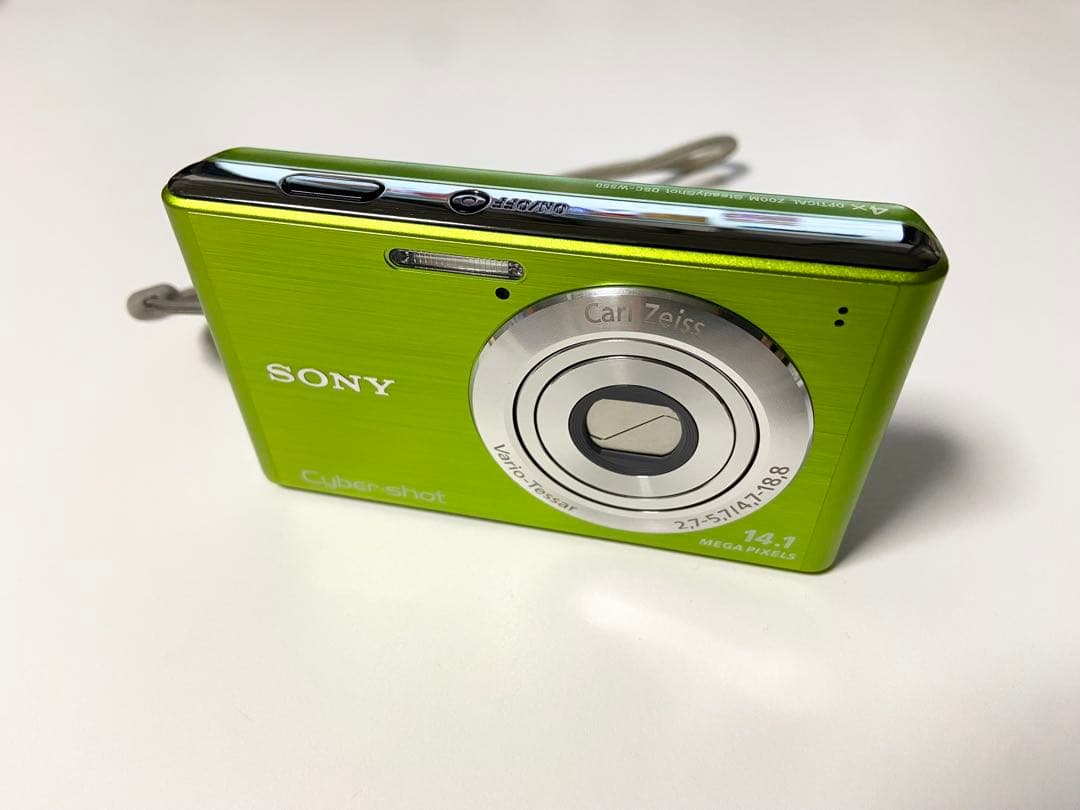 美品SONY Cyber-shot DSC-W550グリーン SONY Cyber-shot DSC-W550 Digital Camera 4x Optical Zoom with