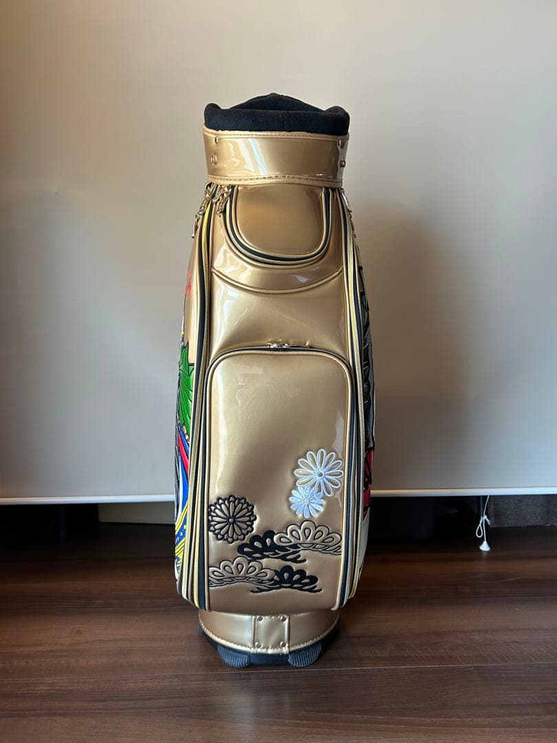 ザップZAPキャディーバッグ 歌舞伎画 ゴールド - メルカリ