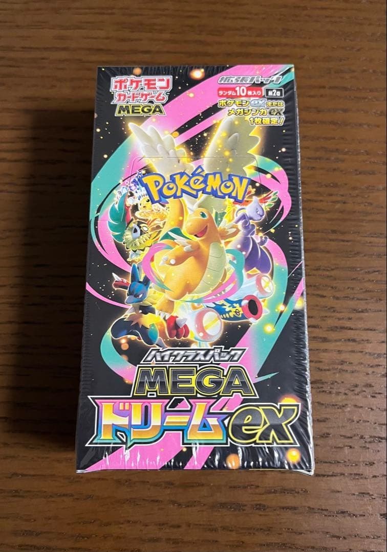 MEGAドリームex シュリンク付　1 BOX ポケモンカードゲーム MEGAドリームex BOX MEGA ハイクラスパック 新品