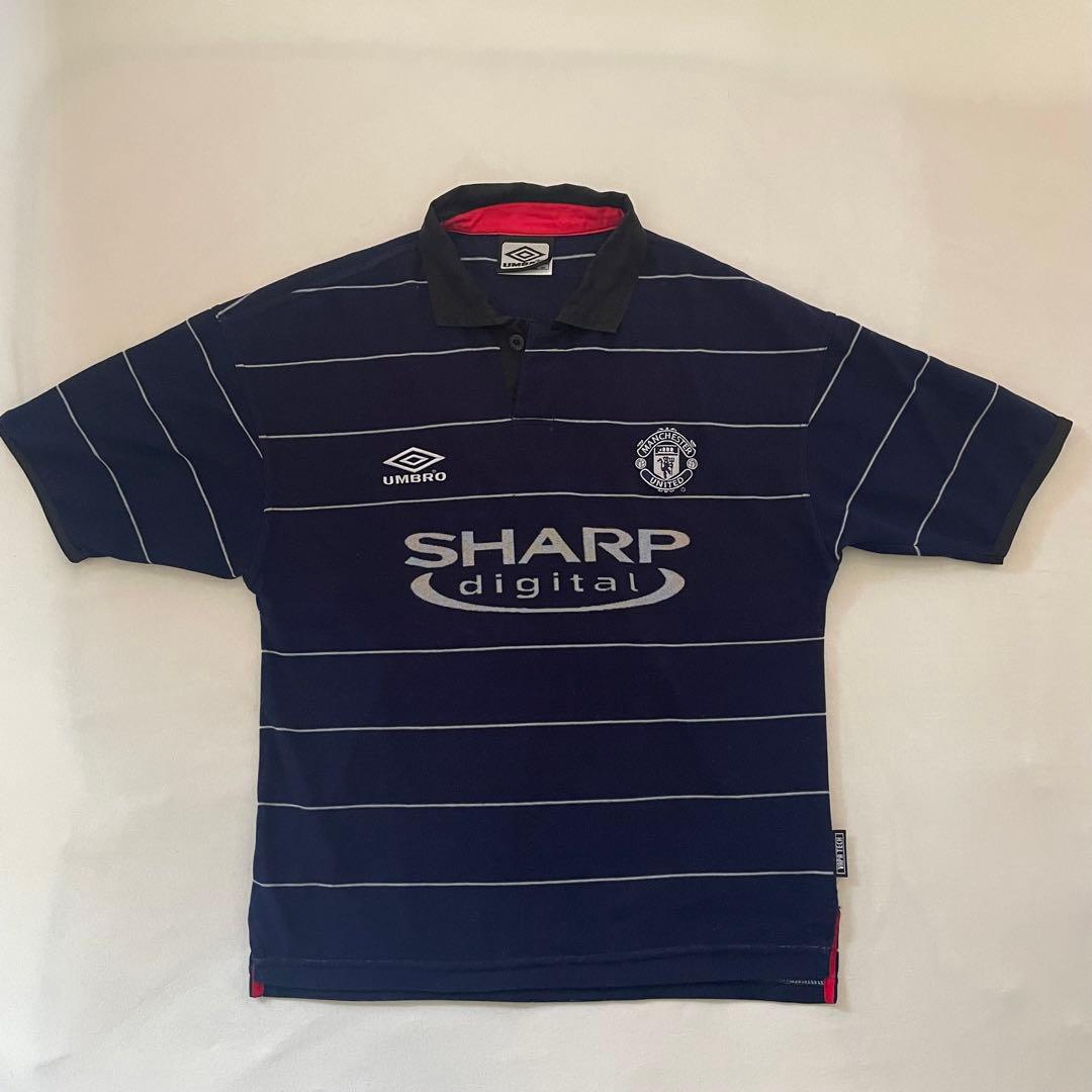 レア】マンチェスターu 99年00年 黄金期 サードユニフォーム - メルカリ