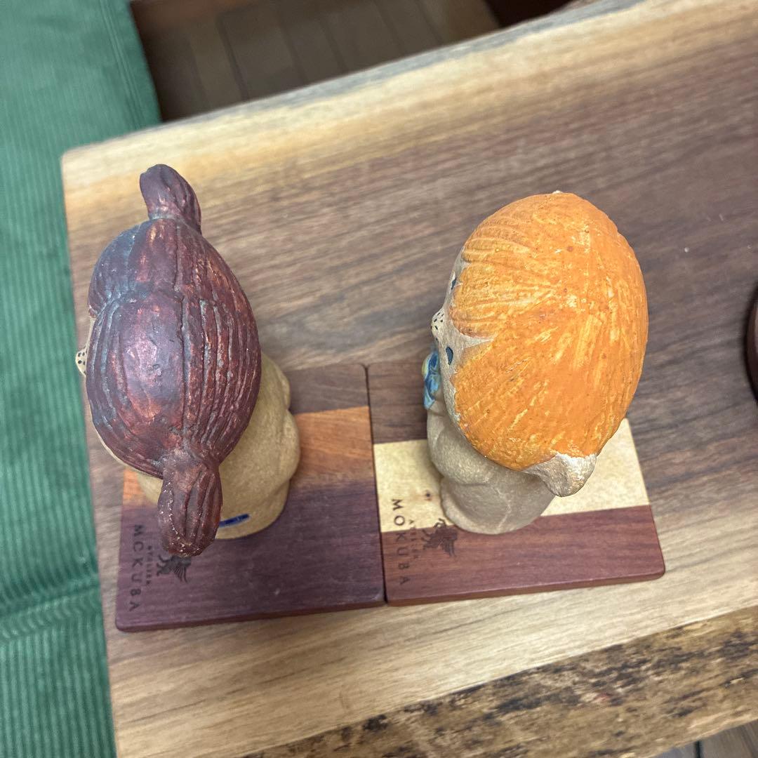 リサラーソン ヴィンテージ 置物 Adam&Eva アダムとイヴ オブジェ