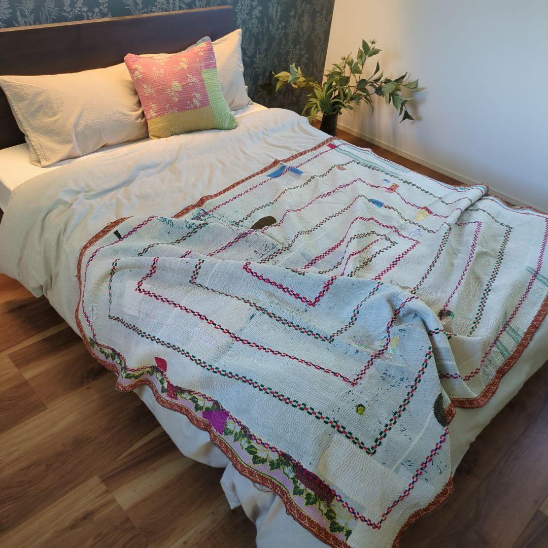 ビンテージカンタキルト ラリーキルト エスニックインテリア ソファ