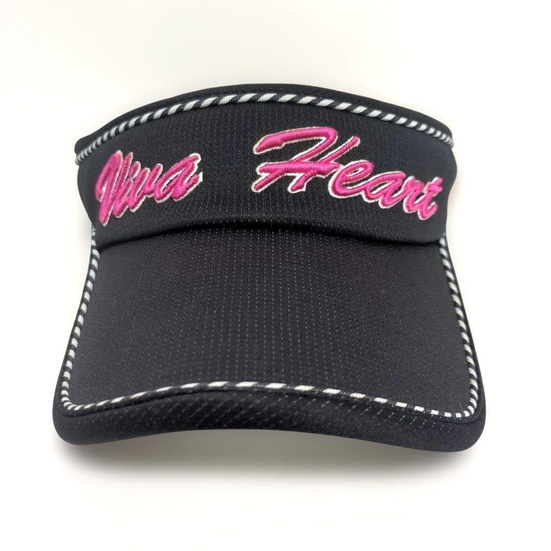 サンバイザー VIVA HEART ブラック - メルカリ
