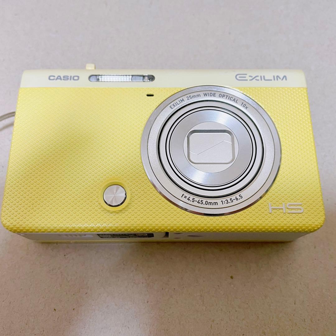 CASIO EXILM EX-ZR70 自撮り デジカメ イエロー - メルカリ