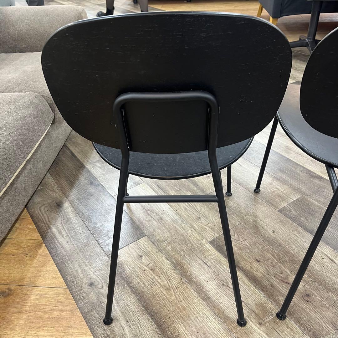 ②ASPLUND トンディーナ ダイニングチェア ブラック イタリア製 2脚