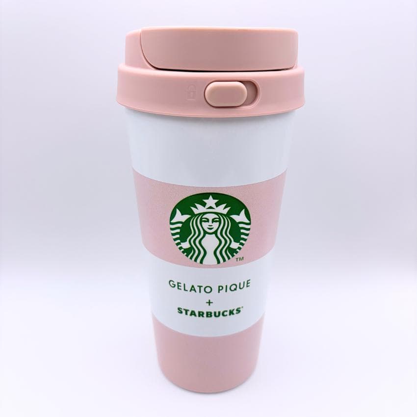 gelato pique ボーダーステンレスTOGOボトル ソフトピンク gelato pique（ジェラートピケ） 【新品】1週間以内発送【ソフト