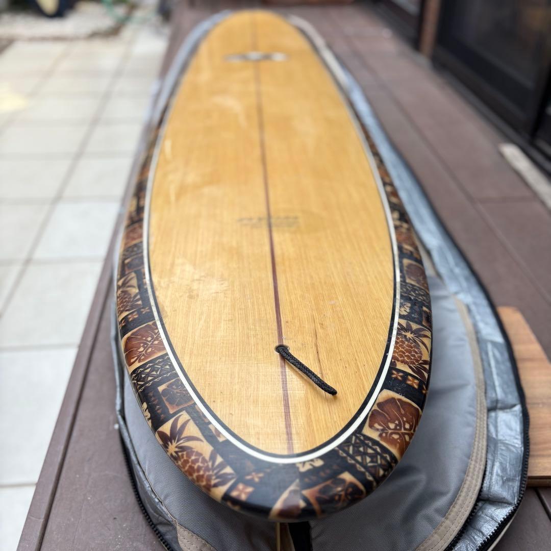 Bill Hamilton STYLIST 9'6 ロングボード ウッドフィン付