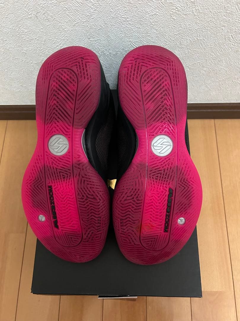 ルカ77 LUKA77 Jordan バスケットボールシューズ 黒 ピンク - メルカリ