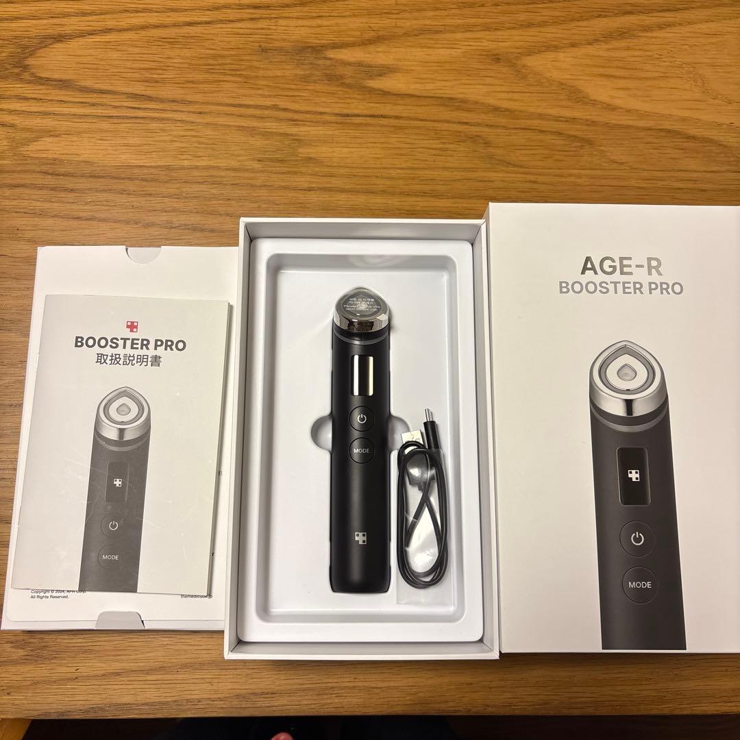 メディキューブ　ブースタープロ 美顔器 Amazon.co.jp: メディキューブ AGE-Rブースタープロ ブラック 1日5分
