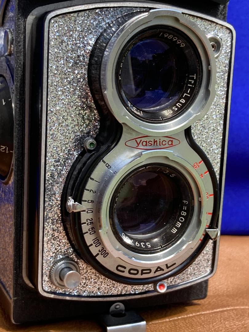 整備済 YashicaFlex C ミラー交換・動作良好 美しい外装の二眼レフ