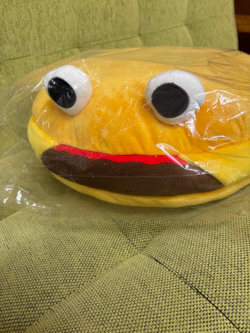 Happi Class バーガークッション 約50cm 台湾正規店購入 レア クッション カービィバーガー