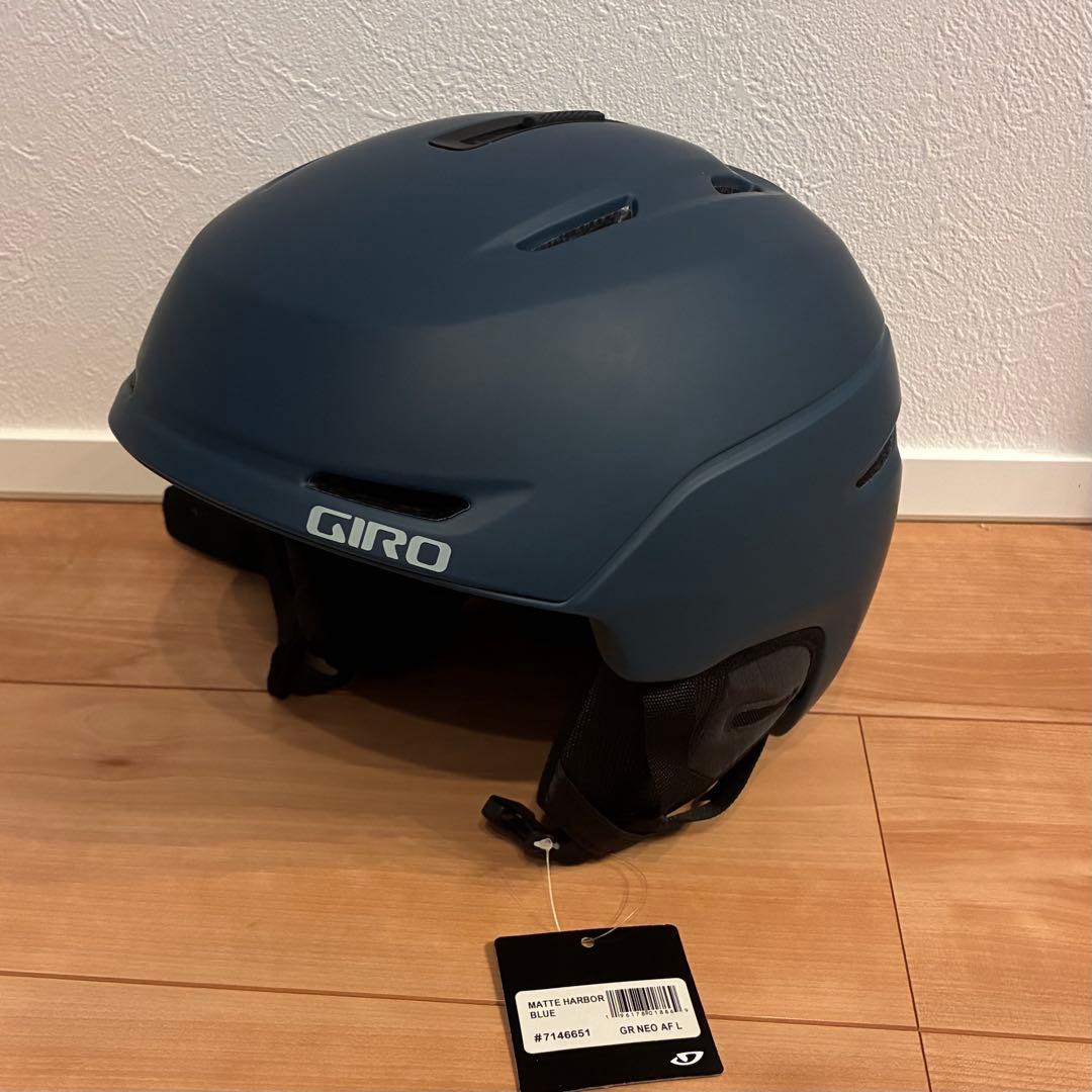 新品_箱無 GIRO NEO AF MATTE HARBOR BLUE L 楽天市場】ジロ ヘルメット GIRO NEO AF Matte Harbor Blue ネオ