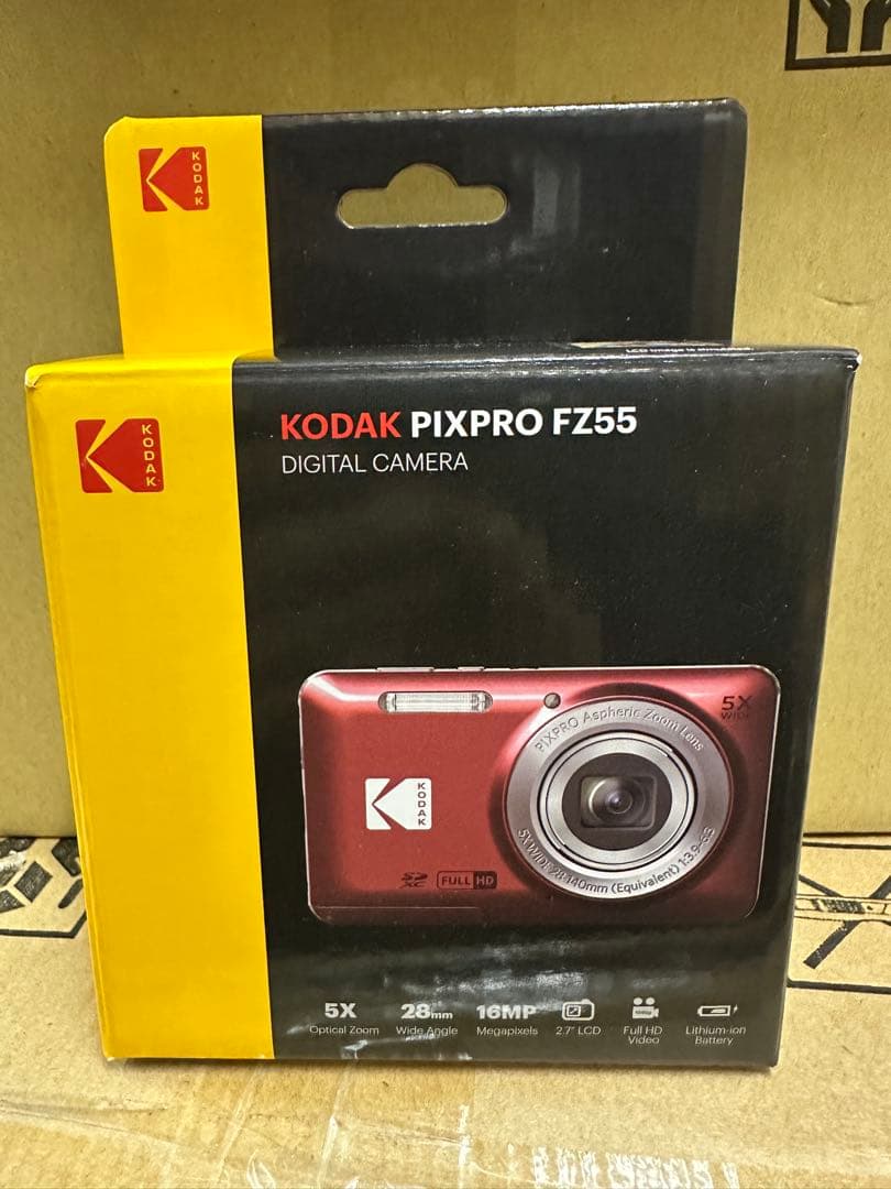 Kodak PIXPRO FZ55 デジタルカメラ Amazon.com : Kodak PIXPRO FZ55 Red 16MP Digital Camera 5X Optical