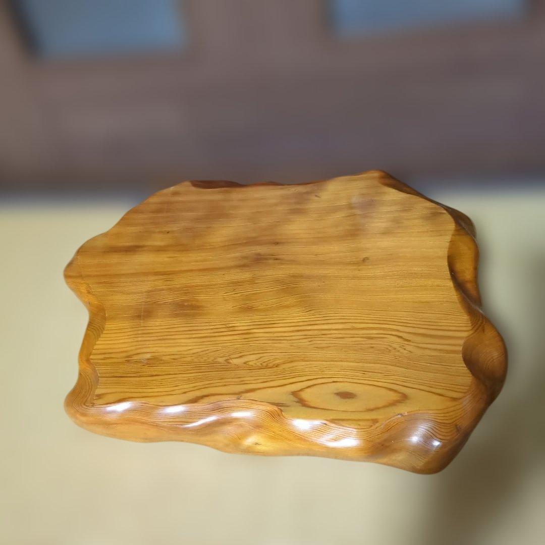 天然木製不規則形状華台 - メルカリ