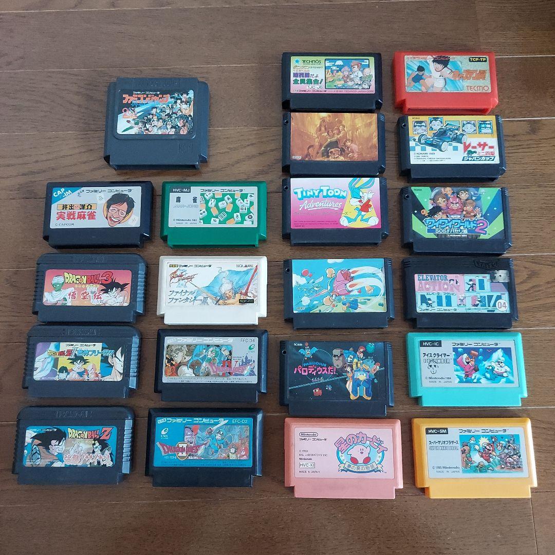 ファミコンソフト セット 21本 - メルカリ