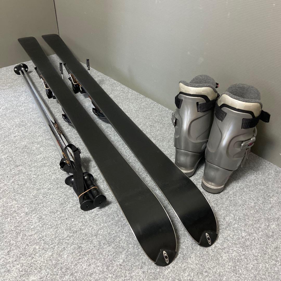 ★メンテナンス済　大人スキーセット　板150cm ブーツ 25~25.5cm