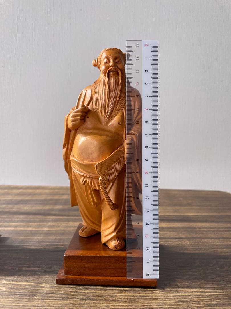 中国伝統彫刻 八仙人 8体セット 約18センチ 縁起物 - メルカリ