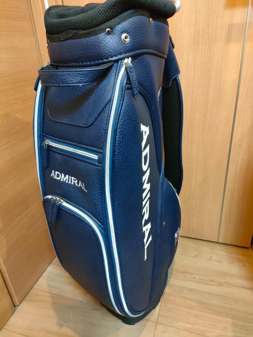 Admiralセット美品】キャディバッグ・ヘッドカバー・ポーチ・マーカー
