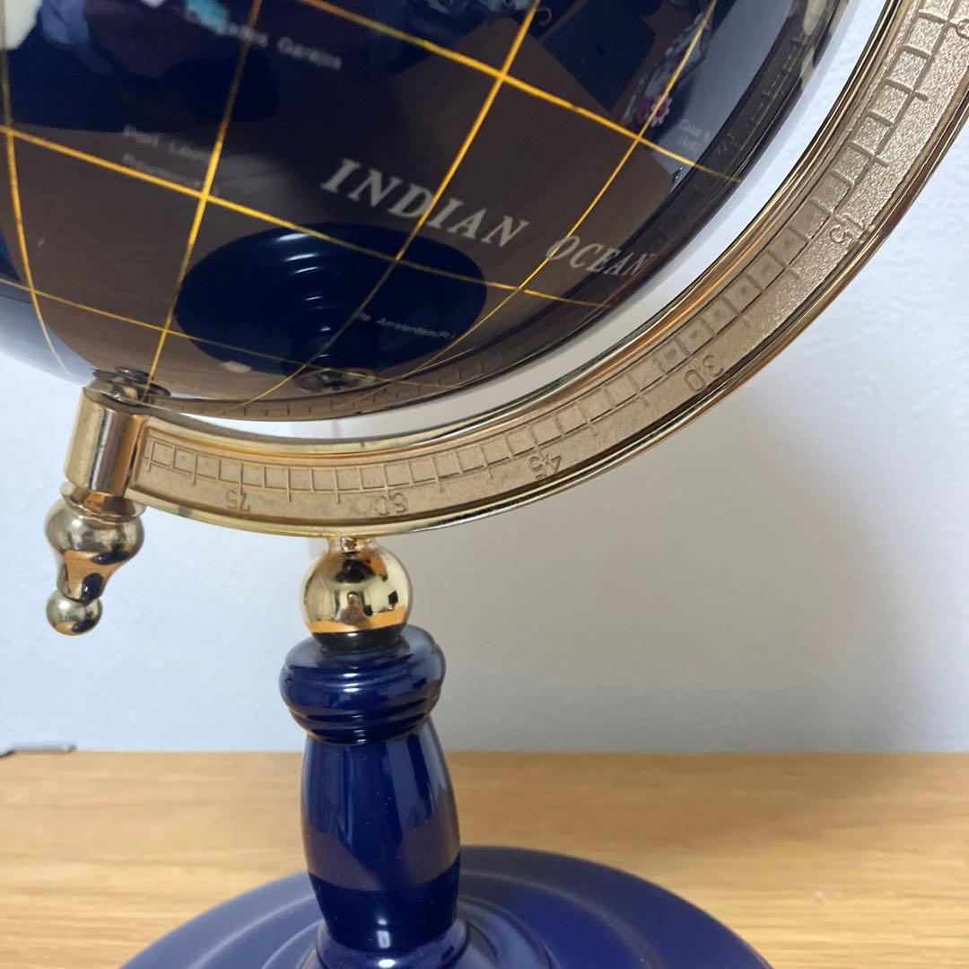 ブ*フ様 工芸品 天然石地球儀 ラピスラズリ他 パワーストーン 開運 44