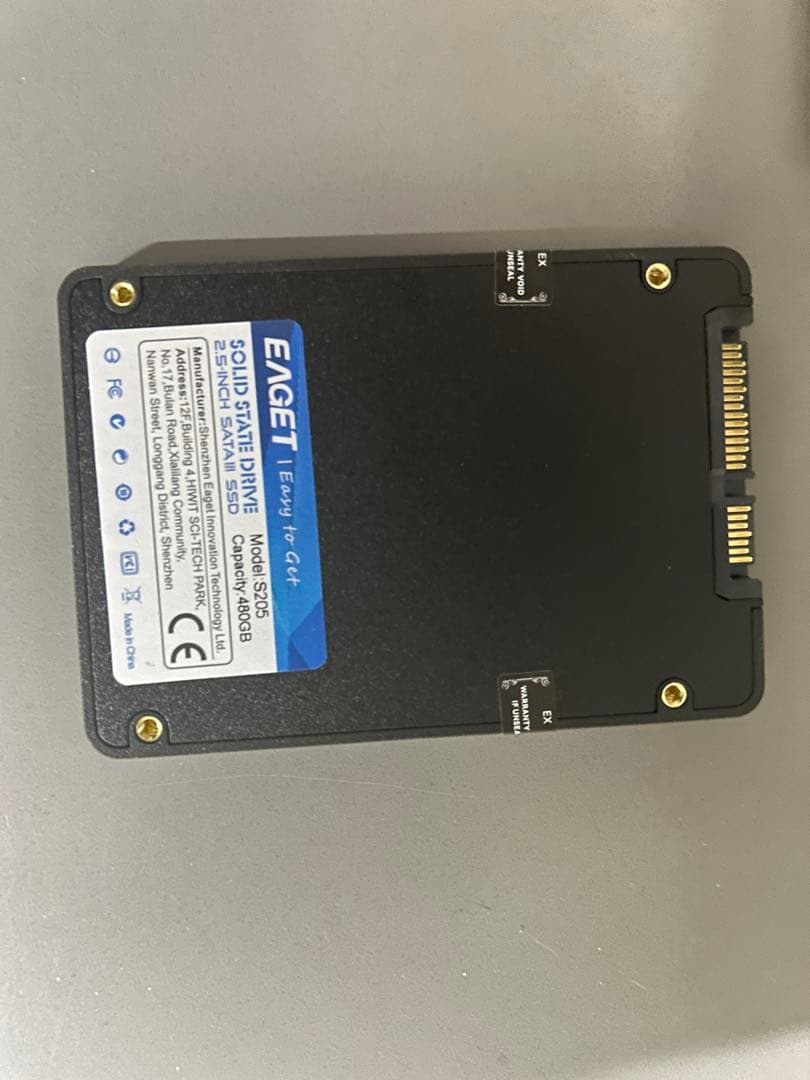 EAGET 2.5インチ内蔵型SSD 480gb - メルカリ