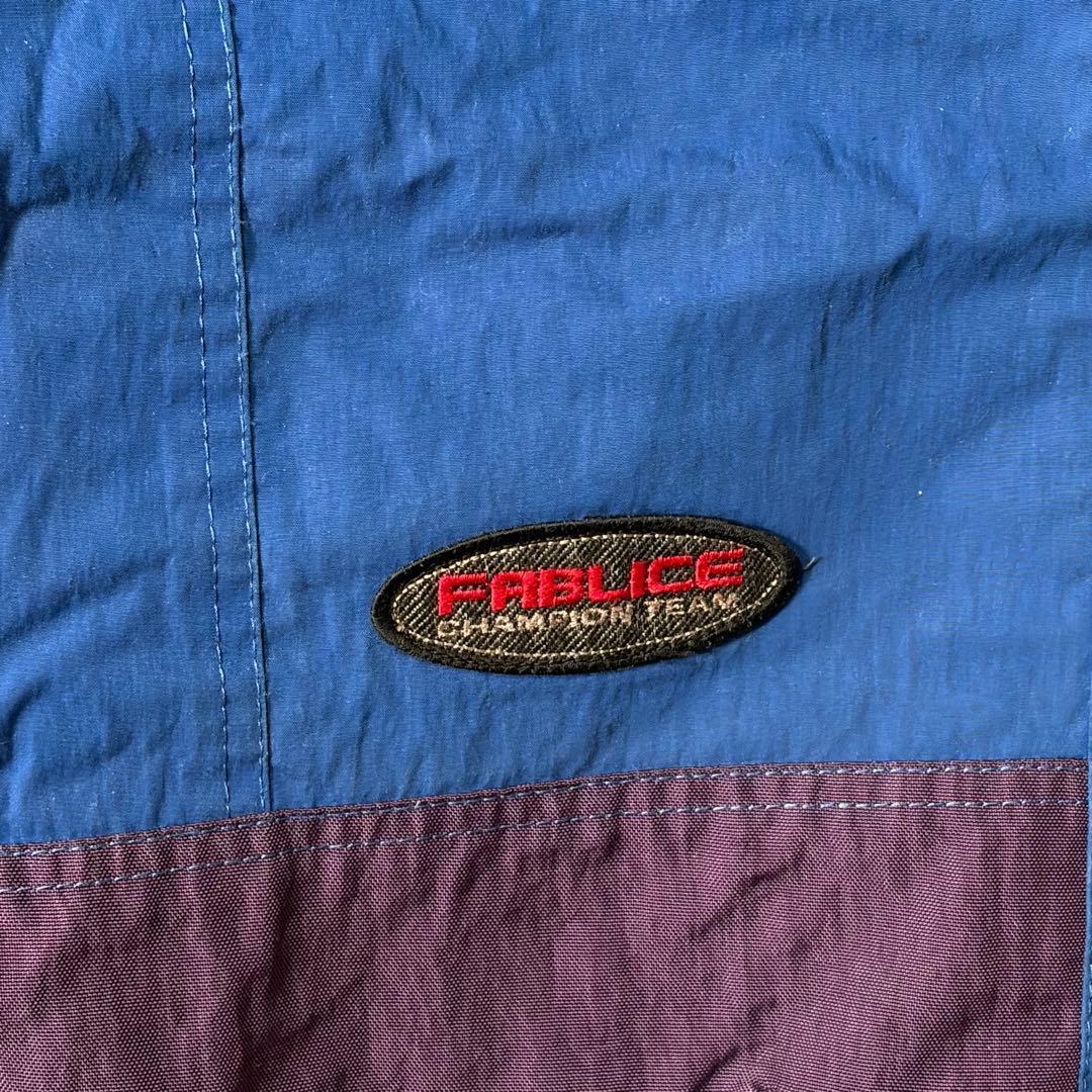 希少 FABLICE 大きめレトロ スキーウェア 上下3点セット 青 - メルカリ