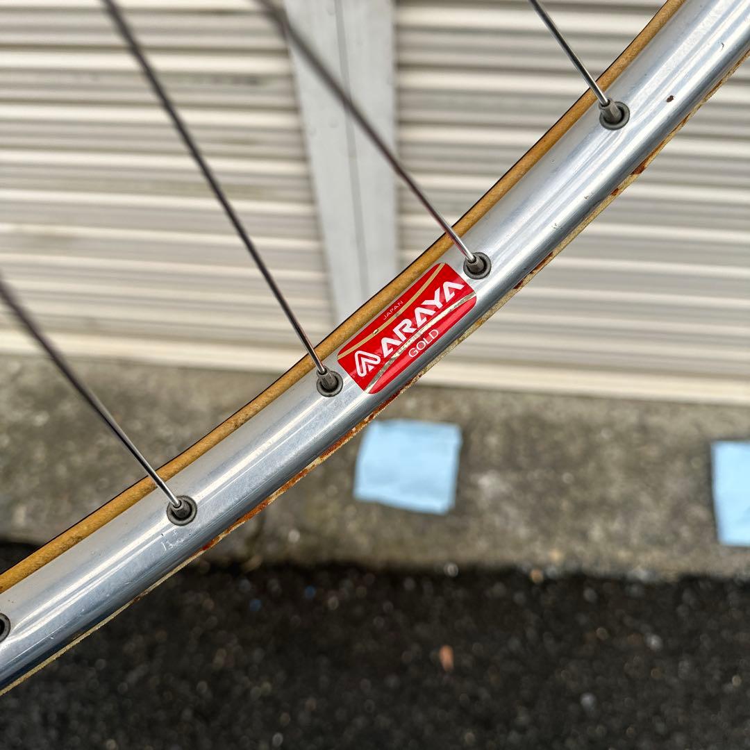 シマノ デュラエース アラヤ njs 完組ホイール ゴールド シルバー