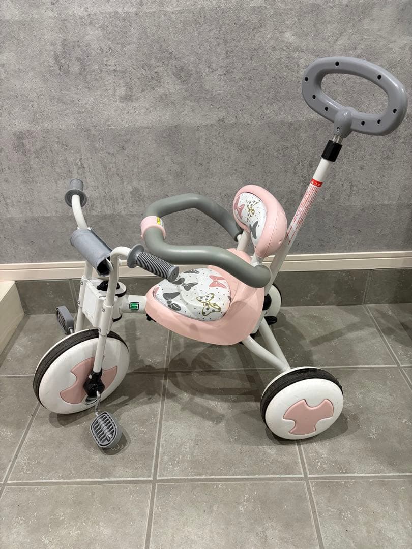トイザらス 】トライクピュア ides ミニー三輪車 - メルカリ