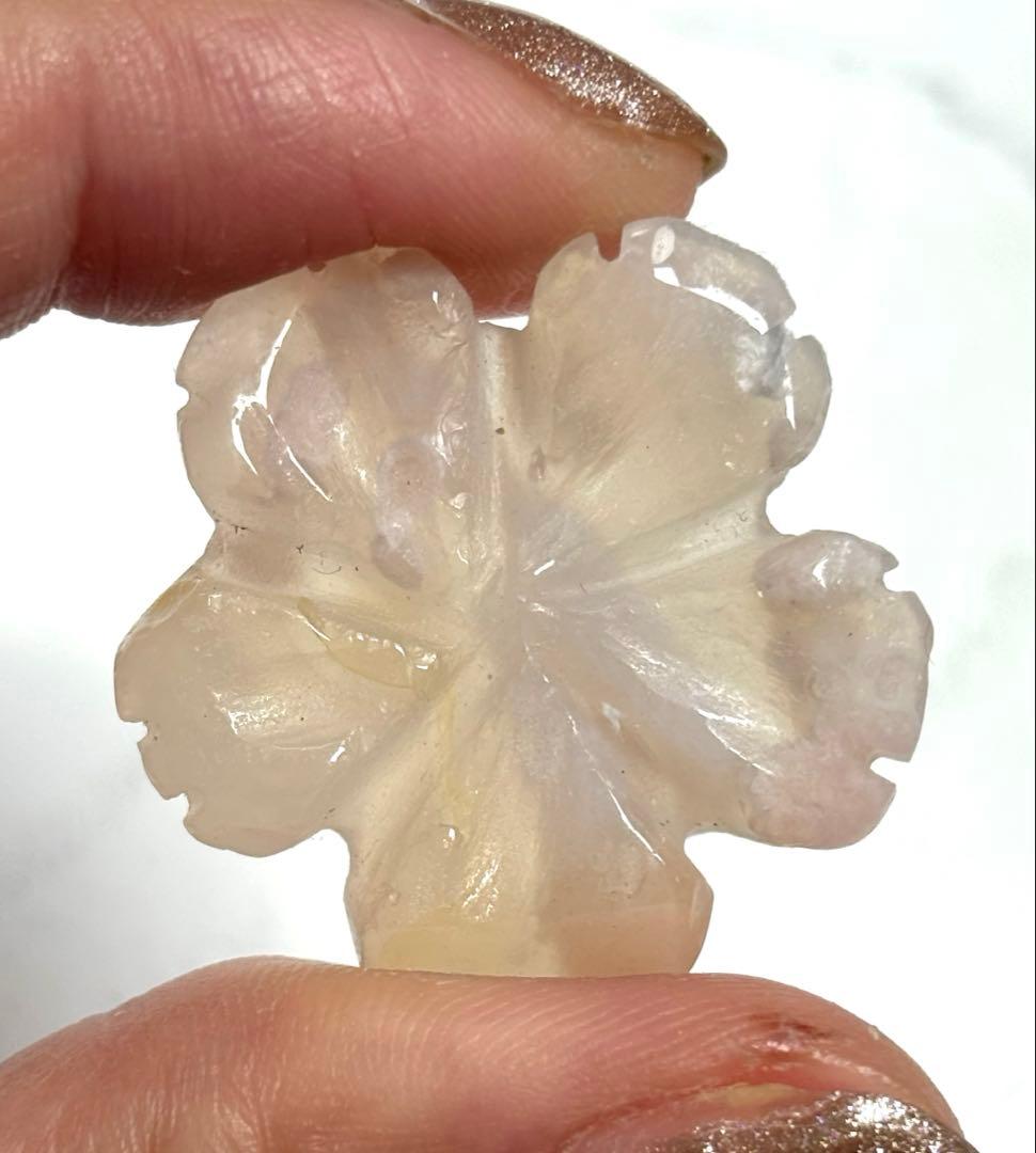 《ミニサイズ》お花　カービング　3個セット