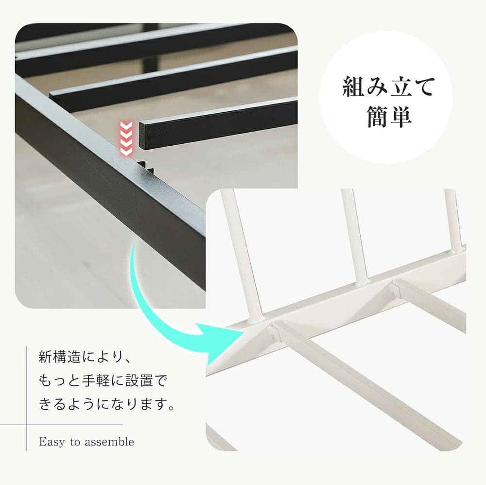 超人気！ロフトベッド（S） 高さ110cm下収納 省スペース BLACK - メルカリ