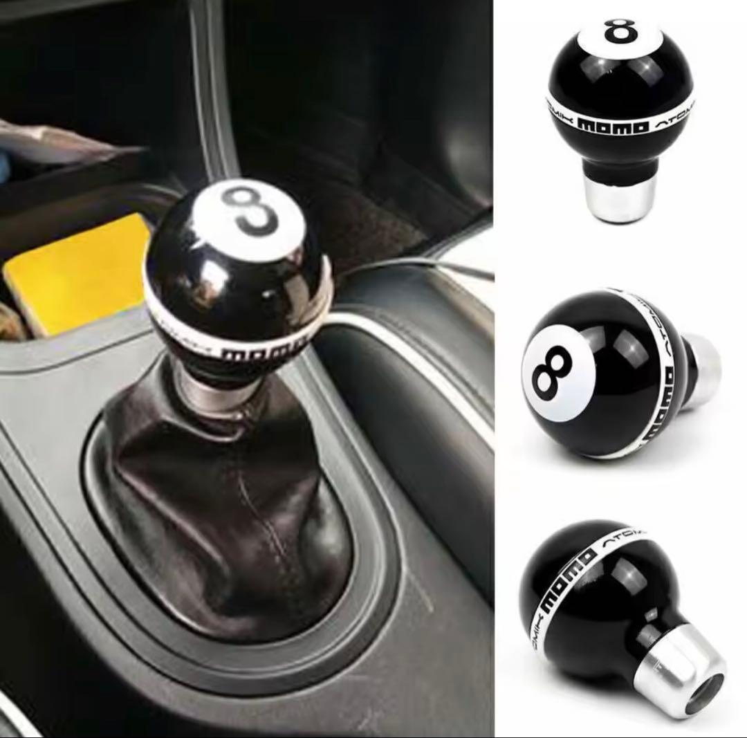MOMO ATOMIC 8ボール シフトノブ ビリヤード球デザイン - メルカリ