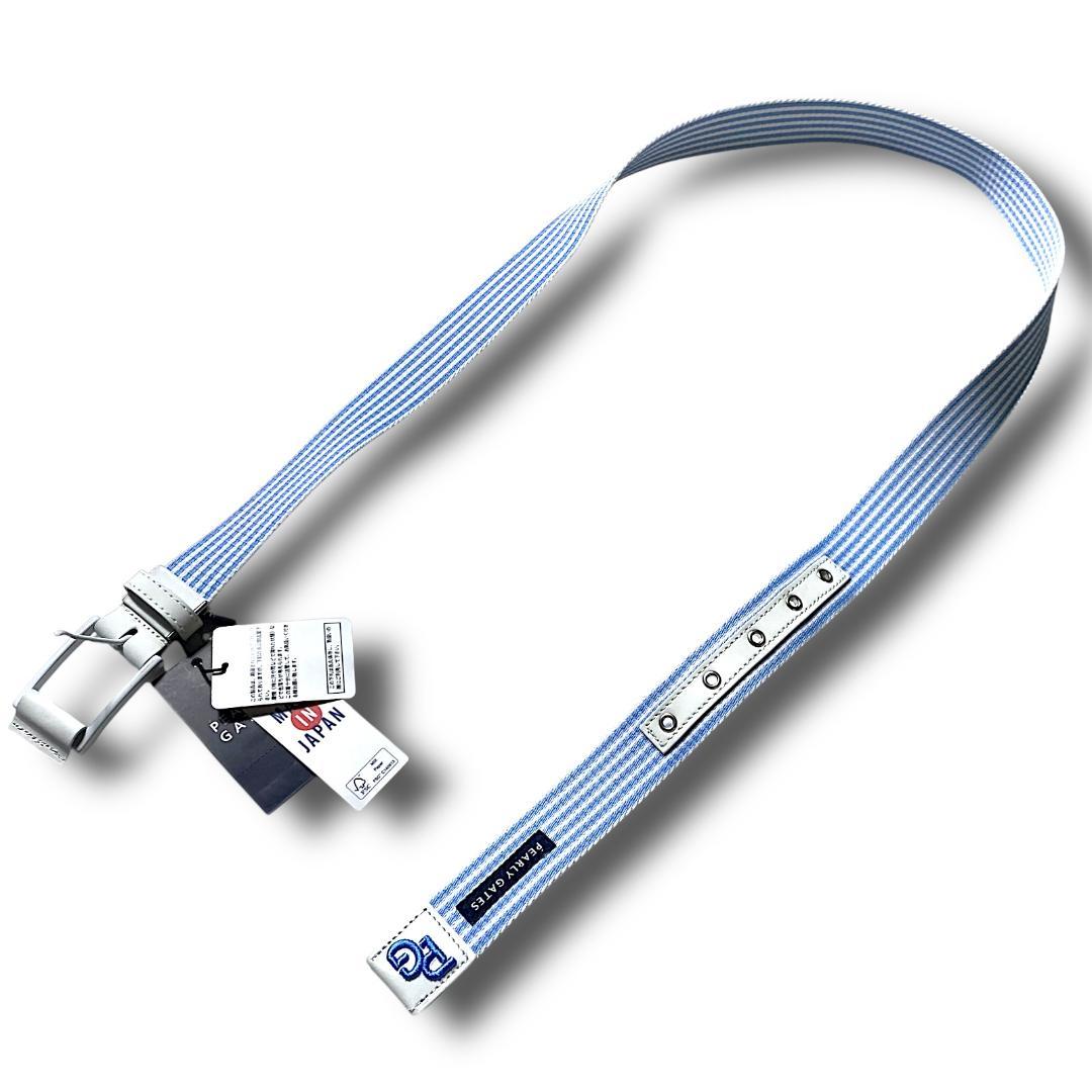 パーリーゲイツ 定価18700円 ロンストテープベルト PGロゴ刺繍 日本製