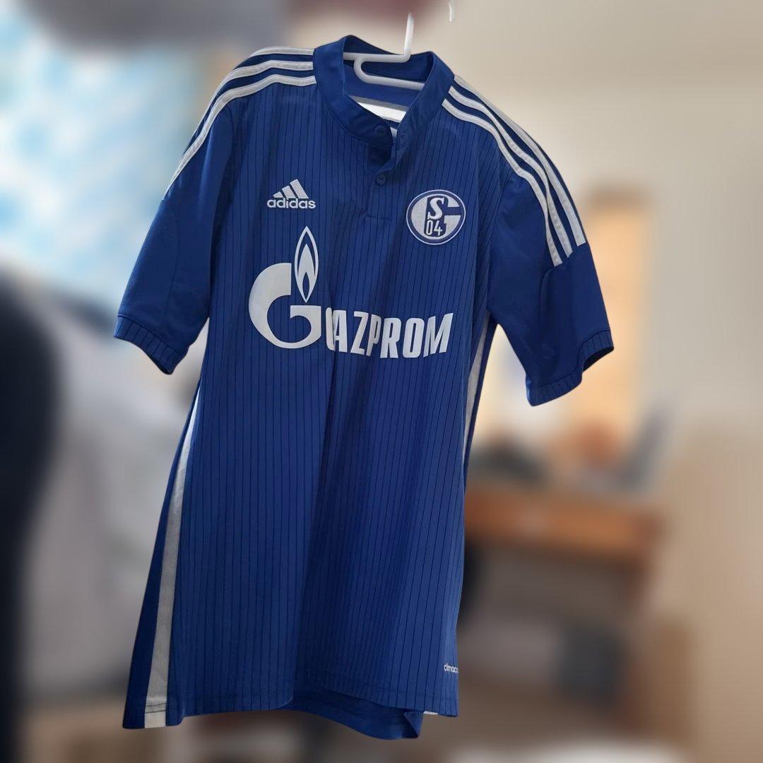 【勇介限定】FC Schalke 04 Uchida サイン入りシャツ Sサイズ adidas シャルケ04 12/13 ユニフォーム サード 半袖 #22.内田篤人