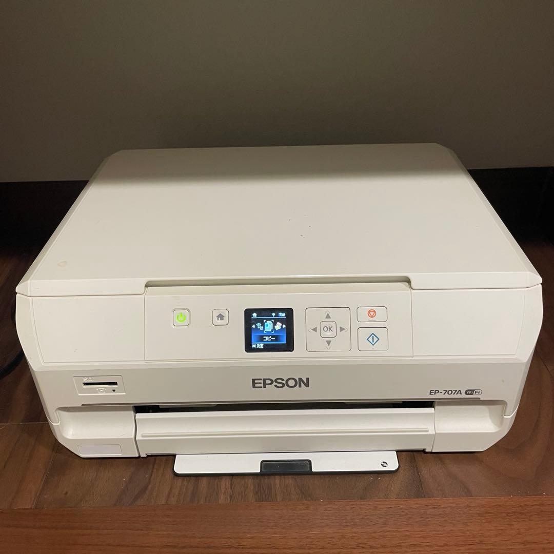 エプソン製インクジェット複合機 EP-707A おまけインク　書類CD完備 Amazon.co.jp: 旧モデル エプソン プリンター インクジェット複合機