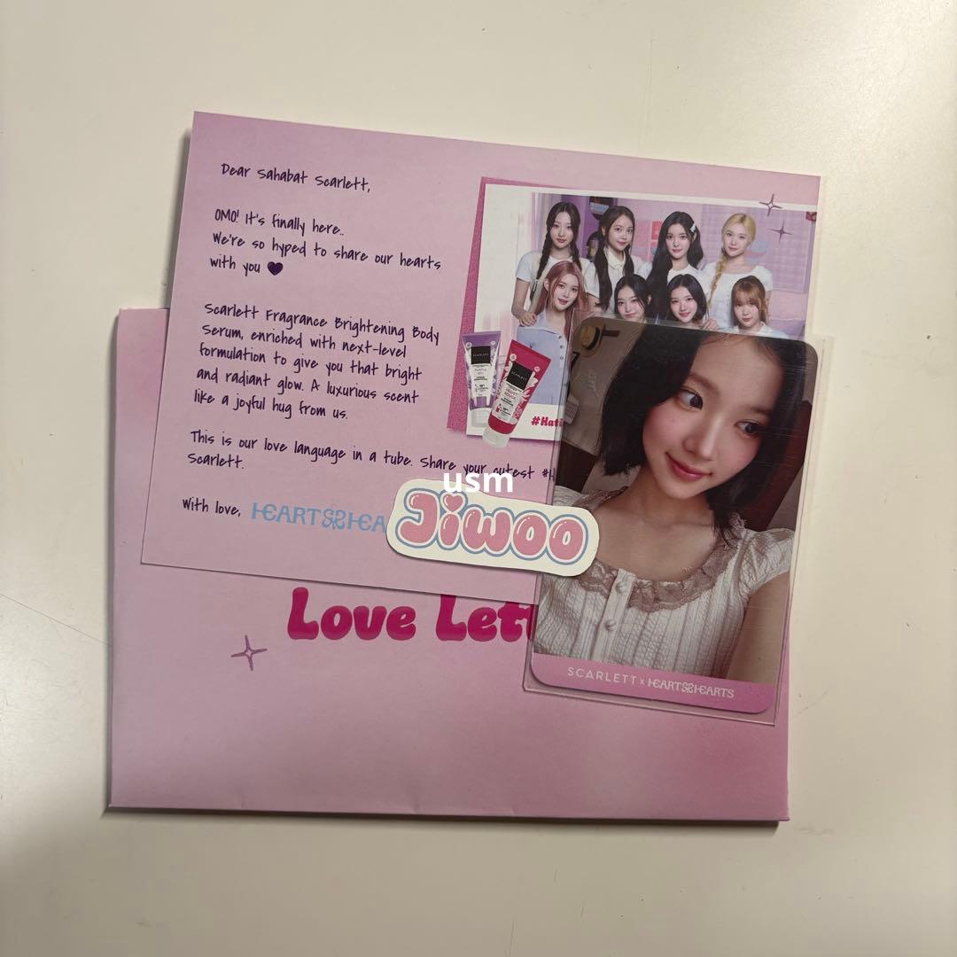 Hearts2Hearts x scarlet ジウ インドネシア 限定 トレカ - メルカリ