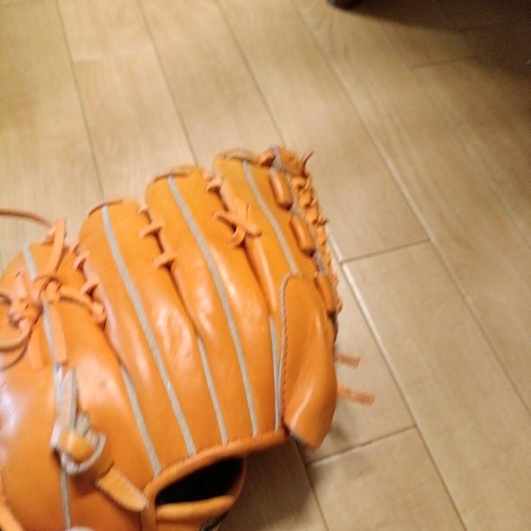 ザナックス藤川球児モデル プロX 右投げ用 グローブ オレンジ少年用
