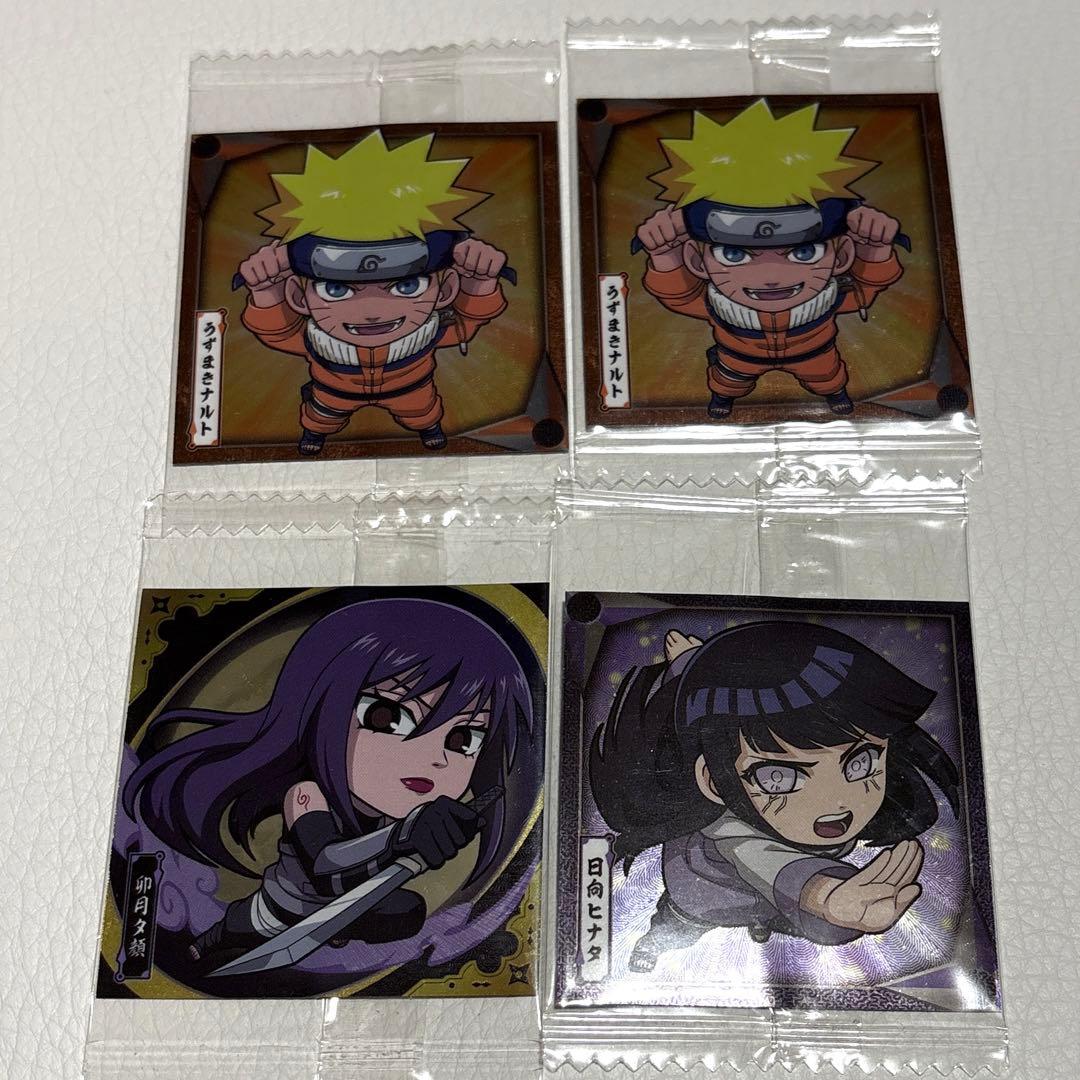 NARUTO 疾風伝 忍界 シール ウエハース 日向 ヒナタ うずまきナルト