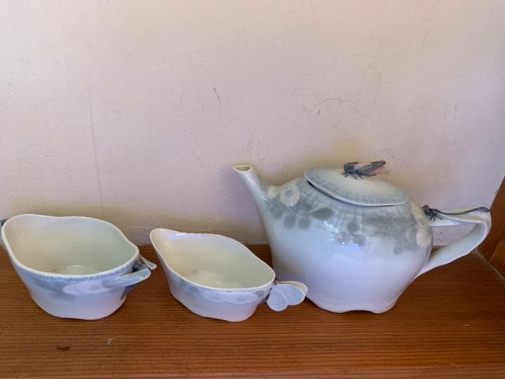 ロイヤルコペンハーゲン ミッドナイトサマードリーム ティーポット他3