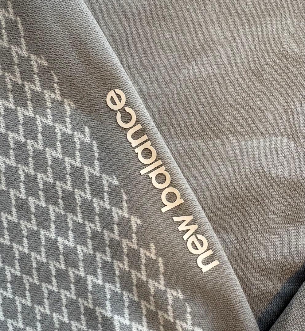 New Balance golfグレー ダイヤモンドパターン セーター - メルカリ