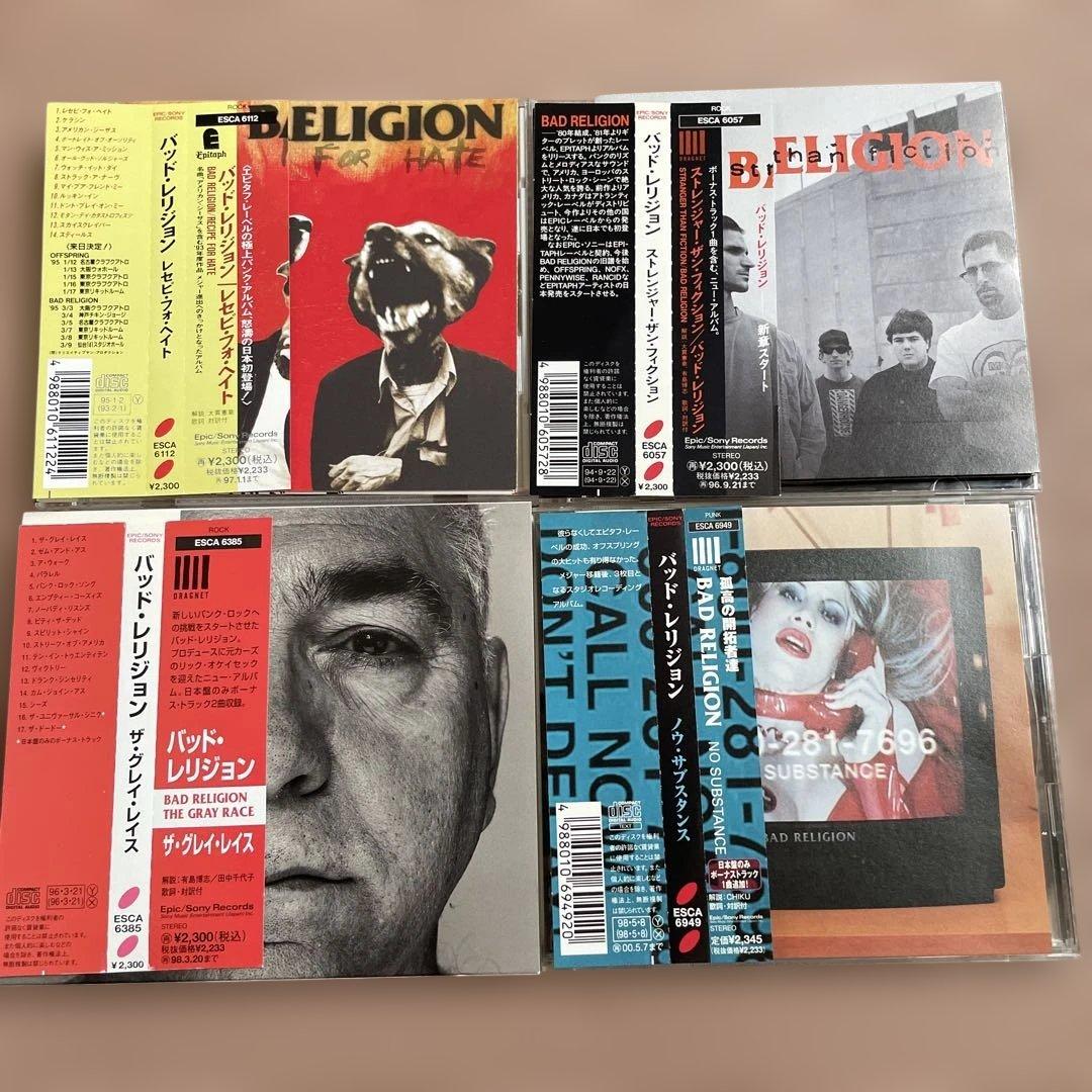 チ*コ様 BAD RELIGION バッド・レリジョン アルバムセット - メルカリ