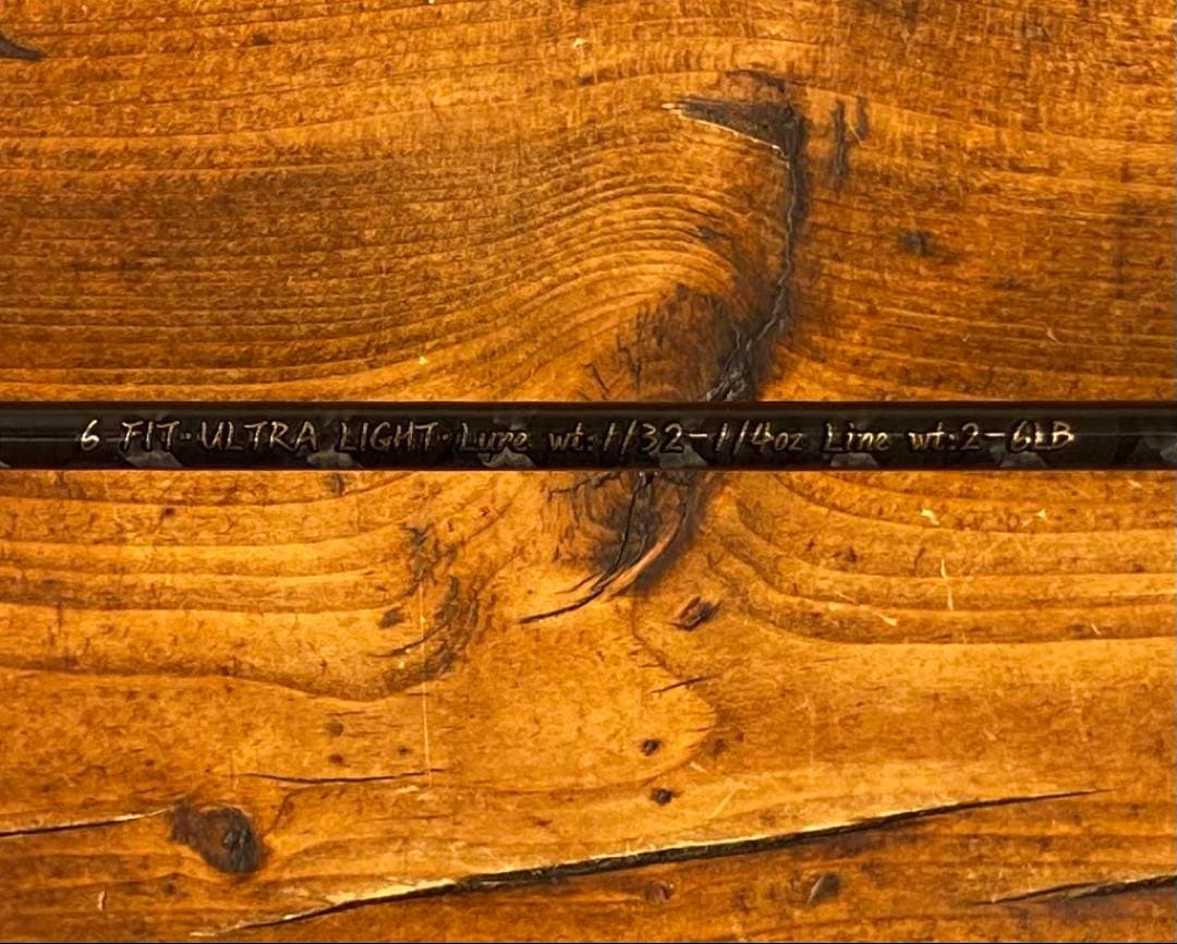 超軽量　アジングロッド　6ft 1.8M カーボンロッド　メバリング スピニング