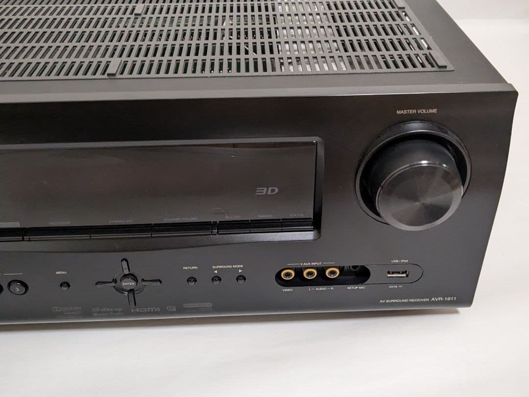 【稼働ジャンク】DENON AVR-1911 7.1ch　脚のプラスチックが割れ