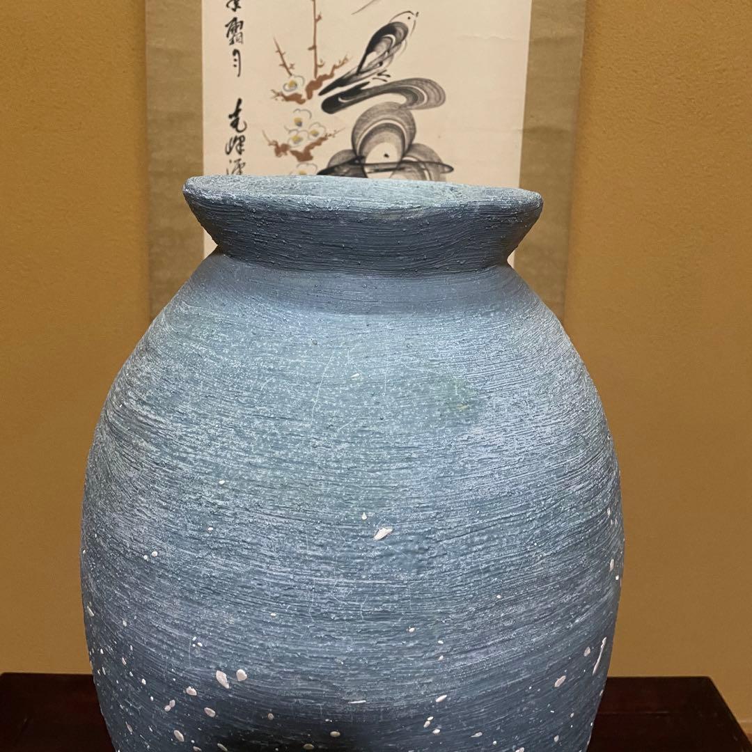 壺 傘立て 花器 約43㎝ ビンテージ アンティーク風 オブジェ