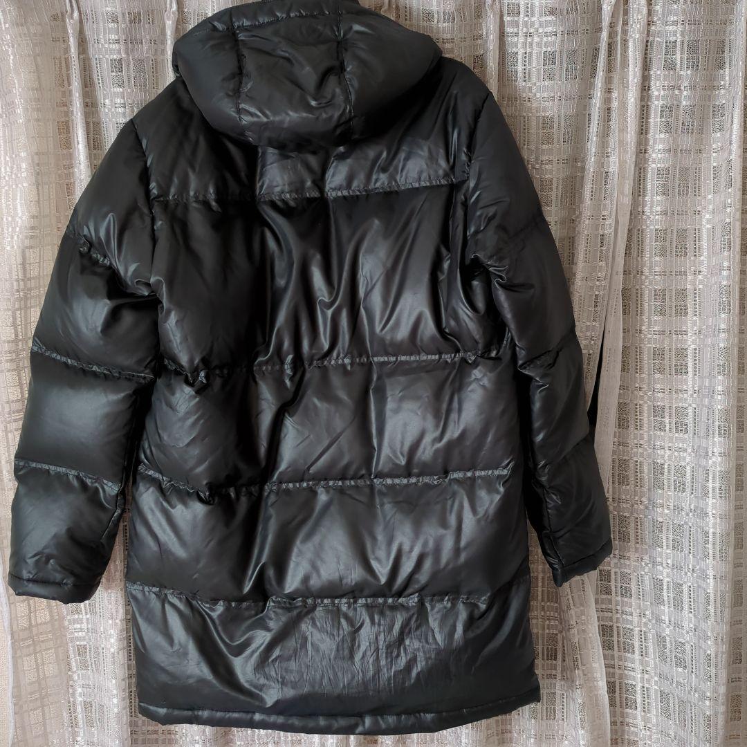 プーマ ダウンジャケット ハーフコート Lサイズ 黒 刺しゅうロゴ