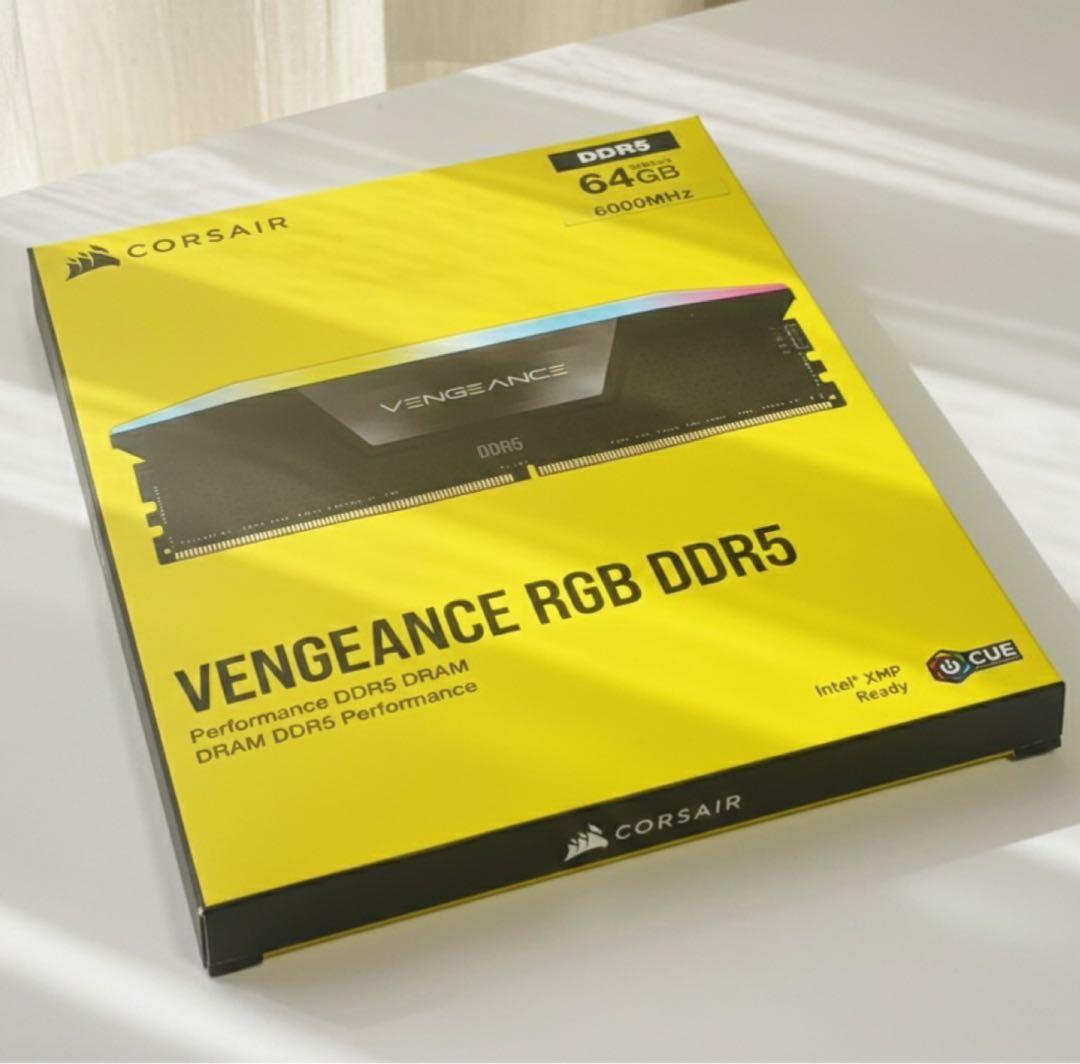 メモリー CORSAIR VENGEANCE RGB DDR5 64GB 6000MHz Amazon | CORSAIR DDR5-6000MHz デスクトップPC用メモリ VENGEANCE RGB