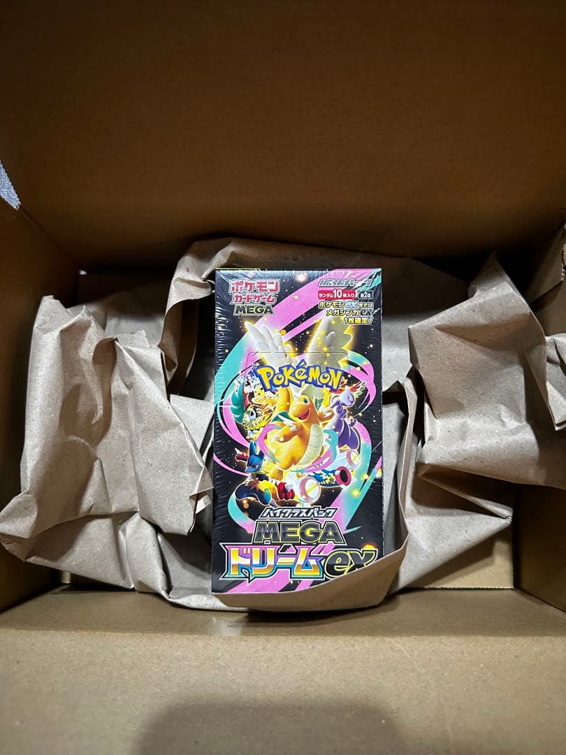 【新品未開封】ポケカ MEGAドリームex BOX シュリンク付き MEGAドリームex 新品未開封 シュリンク付き BOX ポケモンカード
