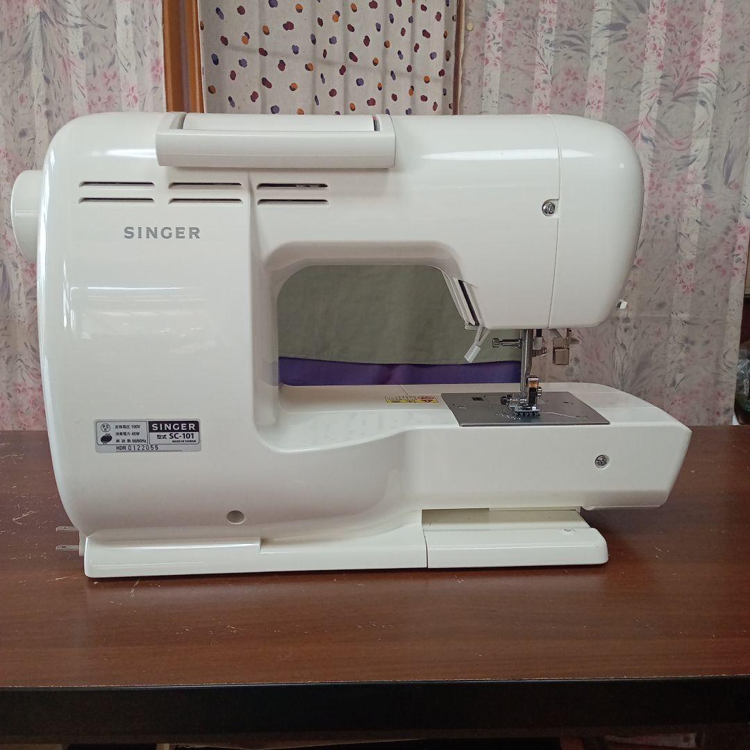 シンガーミシン本体モナミ 分解整備済み ワイドテーブル、フット付き